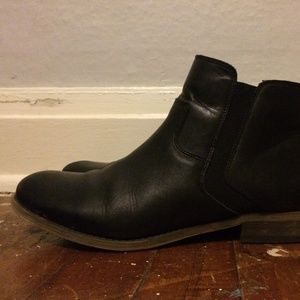 Franco Sarto Black Ankle Booties